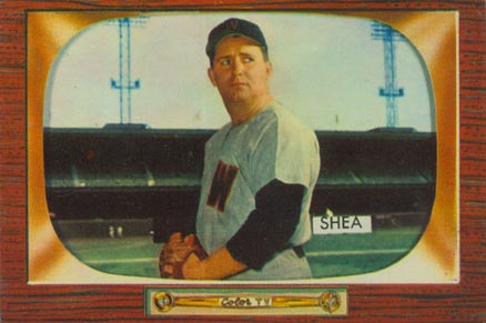 1955 Bowman Frank Shea #207 Baseball Card
