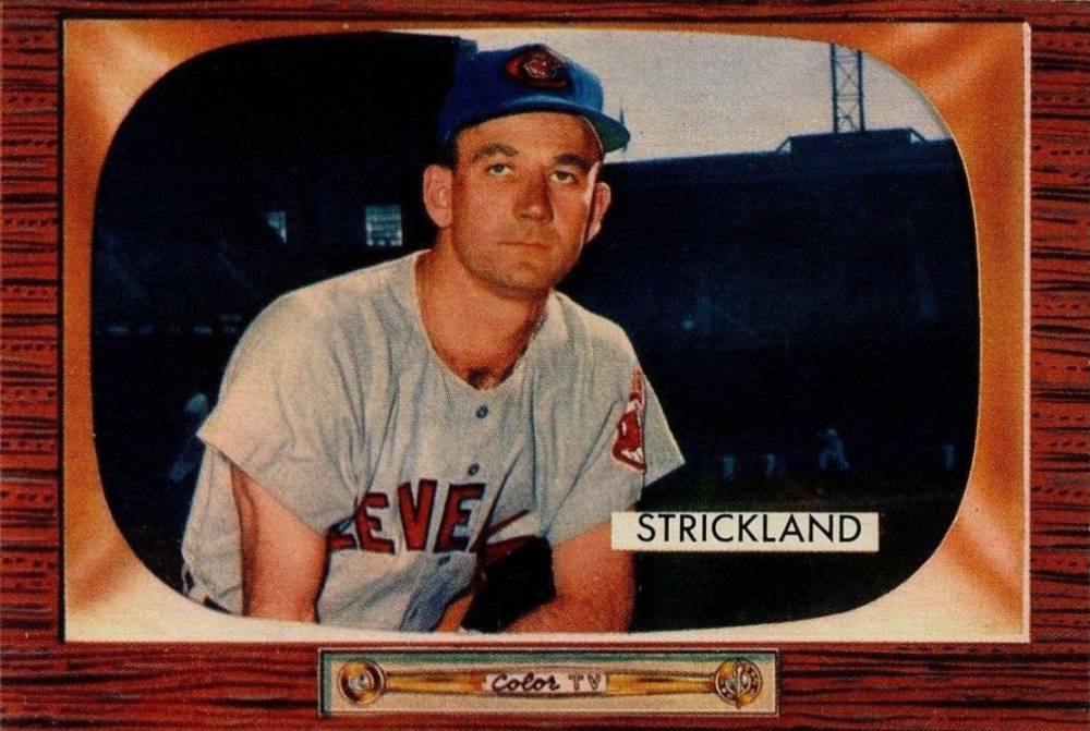 1955 Bowman George Strickland #192 Baseball Card