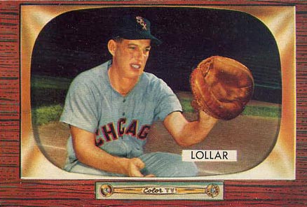 1955 Bowman Sherman Lollar #174 Baseball Card