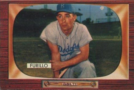 1955 Bowman Carl Furillo #169 Baseball Card