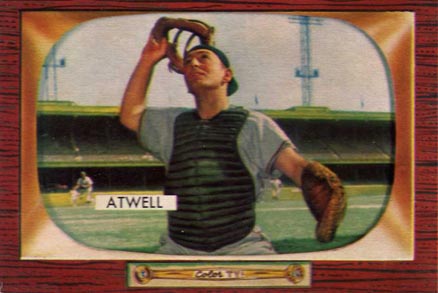 1955 Bowman Toby Atwell #164 Baseball Card