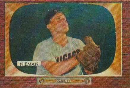 1955 Bowman Bob Nieman #145 Baseball Card
