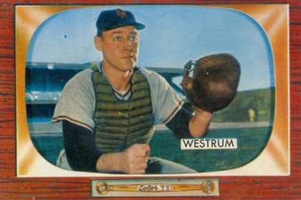 1955 Bowman Wes Westrum #141 Baseball Card