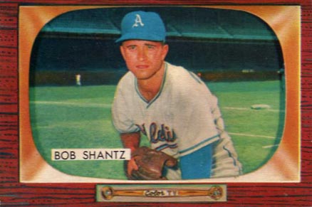 1955 Bowman Bobby Shantz #140 Baseball Card