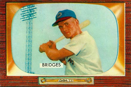1955 Bowman Rocky Bridges #136 Baseball Card
