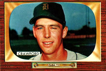 1955 Bowman Rufus Crawford #121 Baseball Card