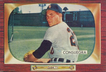 1955 Bowman Sandy Consuegra #116 Baseball Card