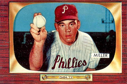 1955 Bowman Bob Miller #110 Baseball Card