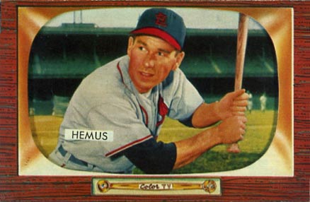 1955 Bowman Solly Hemus #107 Baseball Card