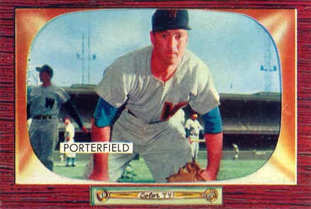 1955 Bowman Bob Porterfield #104 Baseball Card