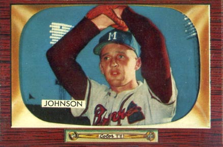 1955 Bowman Don Johnson #101b Baseball Card