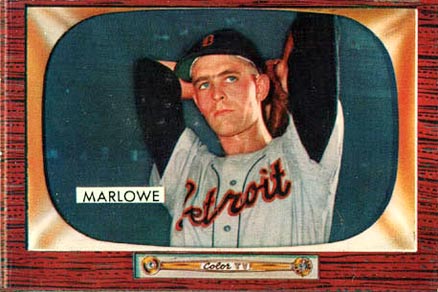1955 Bowman Dick Marlowe #91 Baseball Card
