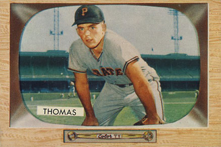 1955 Bowman Frank Thomas #58 Baseball Card