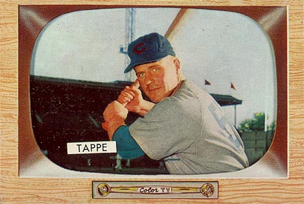 1955 Bowman Elvin Tappe #51 Baseball Card