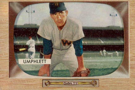1955 Bowman Tom Umphlett #45 Baseball Card