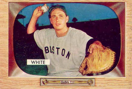 1955 Bowman Sammy White #47 Baseball Card