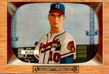 1955 Bowman Bob Buhl #43 Baseball Card
