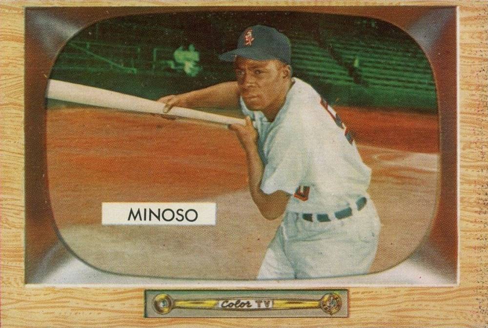 1955 Bowman Minnie Minoso #25 Baseball Card