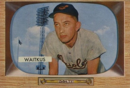 1955 Bowman Eddie Waitkus #4 Baseball Card