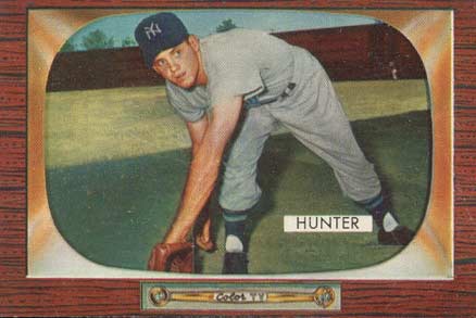 1955 Bowman Bill Hunter #69 Baseball Card