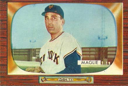 1955 Bowman Sal Maglie #95 Baseball Card