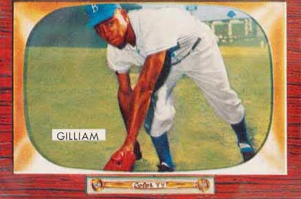 1955 Bowman Jim Gilliam #98 Baseball Card