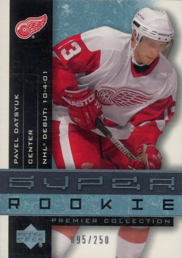 2001 Upper Deck Premier Collection Pavel Datsyuk #95 Hockey Card