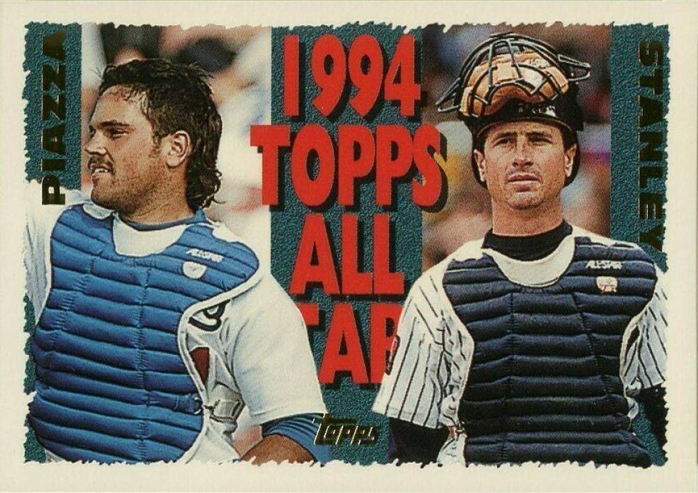 1995 Topps Mike Piazza/Mike Stanley #391 Baseball Card