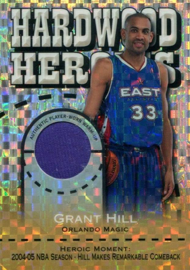 2005 Topps Chrome Hardwood Heroics Grant Hill #HH-GH Basketball Card