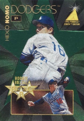 1995 Zenith Rookie Roll Call Hideo Nomo #7 Baseball Card