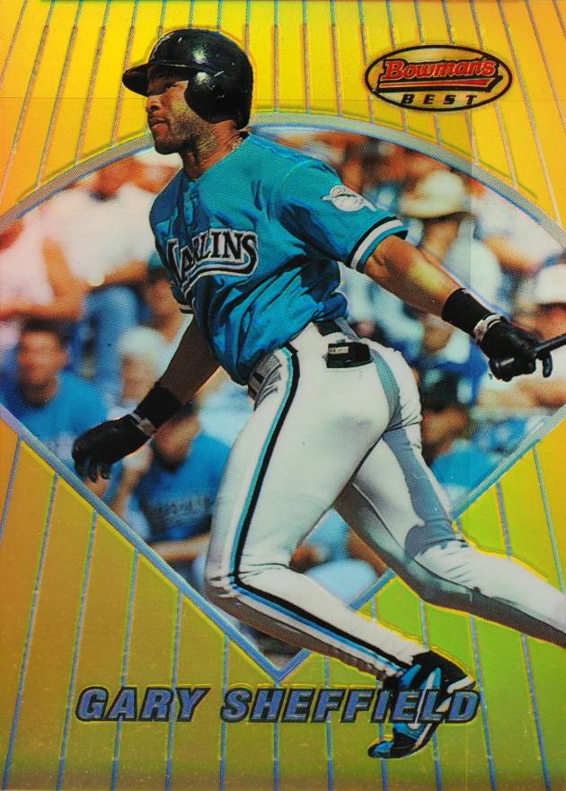1996 Bowman's Best Gary Sheffield #53 Baseball Card