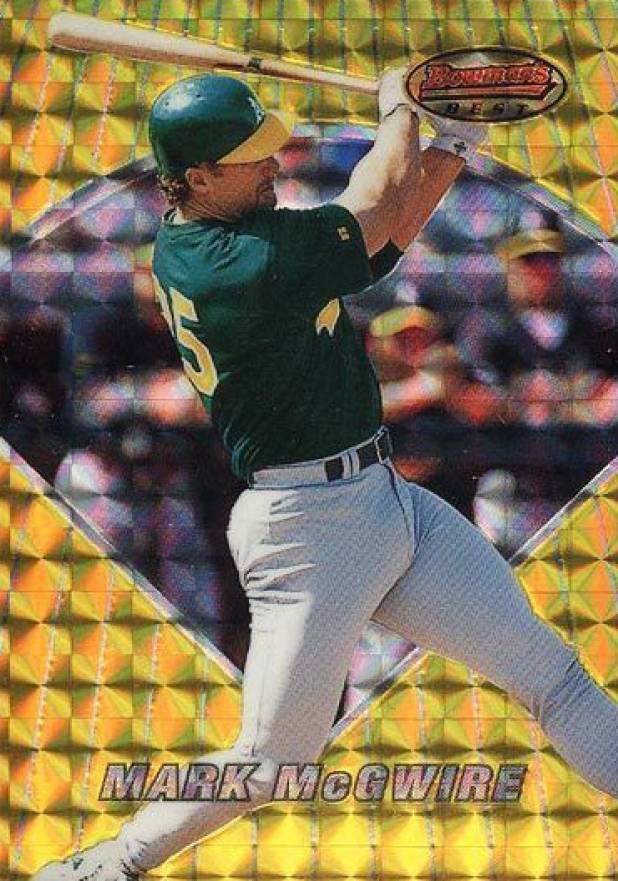 1996 Bowman's Best Mark McGwire #75 Baseball Card