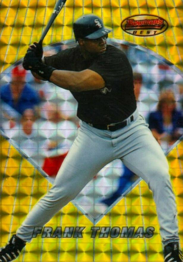 1996 Bowman's Best Frank Thomas #13 Baseball Card