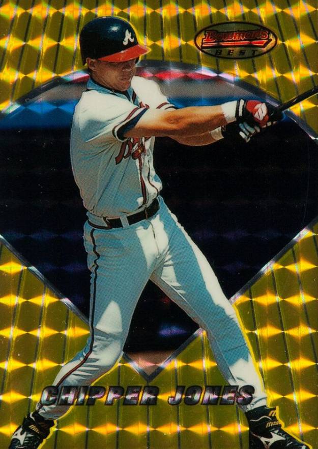 1996 Bowman's Best Chipper Jones #7 Baseball Card