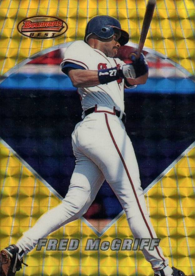 1996 Bowman's Best Fred McGriff #61 Baseball Card