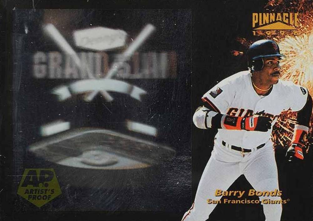 1996 Denny's Grand Slam Holograms Barry Bonds #6 Baseball Card