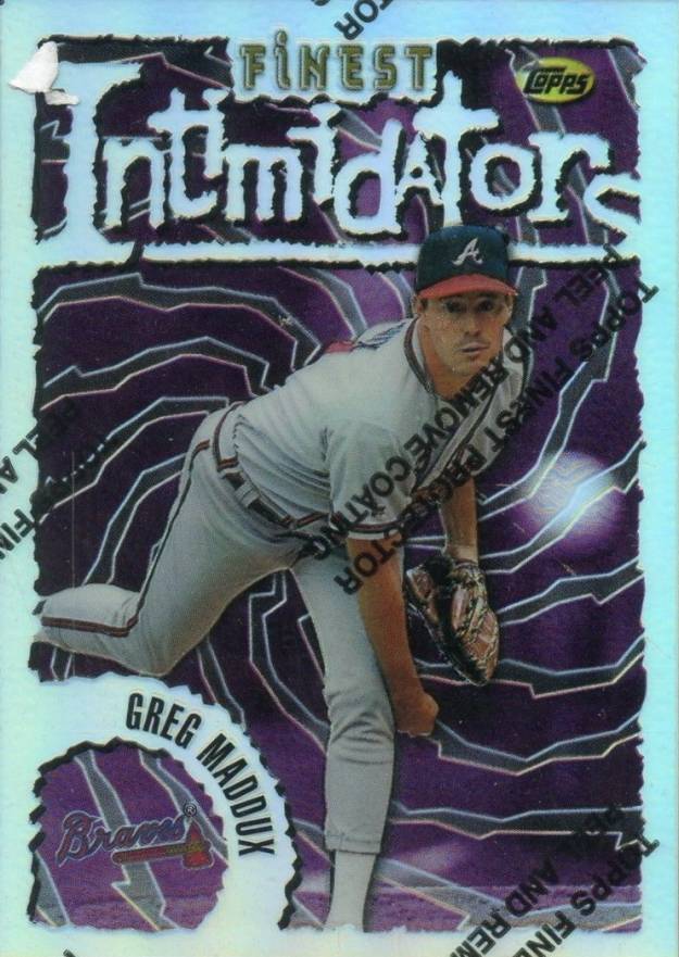 1996 Finest Greg Maddux #1 Baseball Card