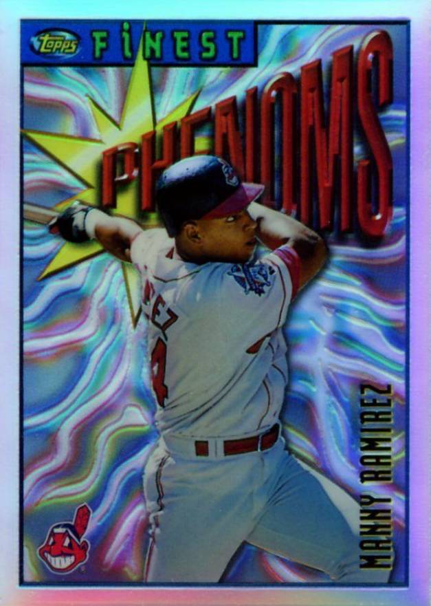 1996 Finest Manny Ramirez #95 Baseball Card