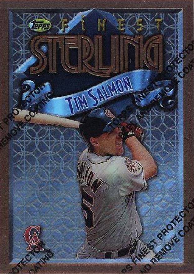 1996 Finest Tim Salmon #97 Baseball Card