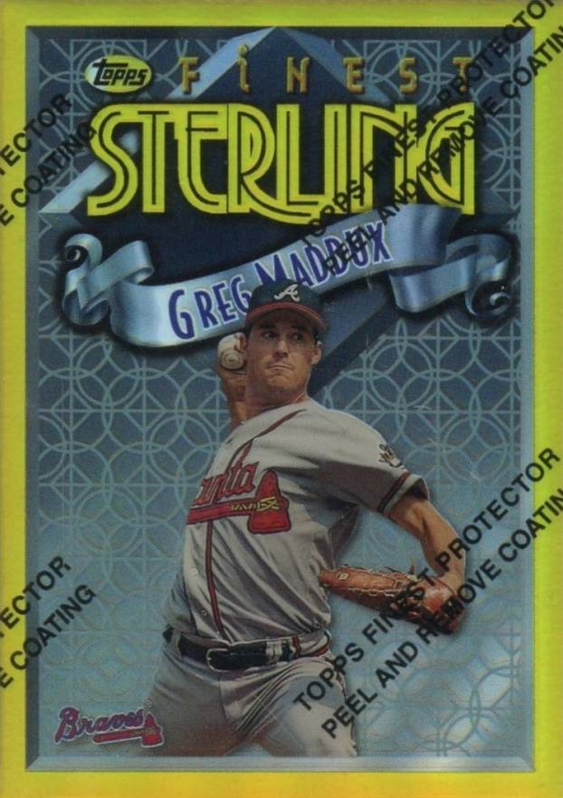 1996 Finest Greg Maddux #145 Baseball Card