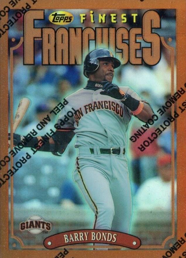 1996 Finest Barry Bonds #240 Baseball Card
