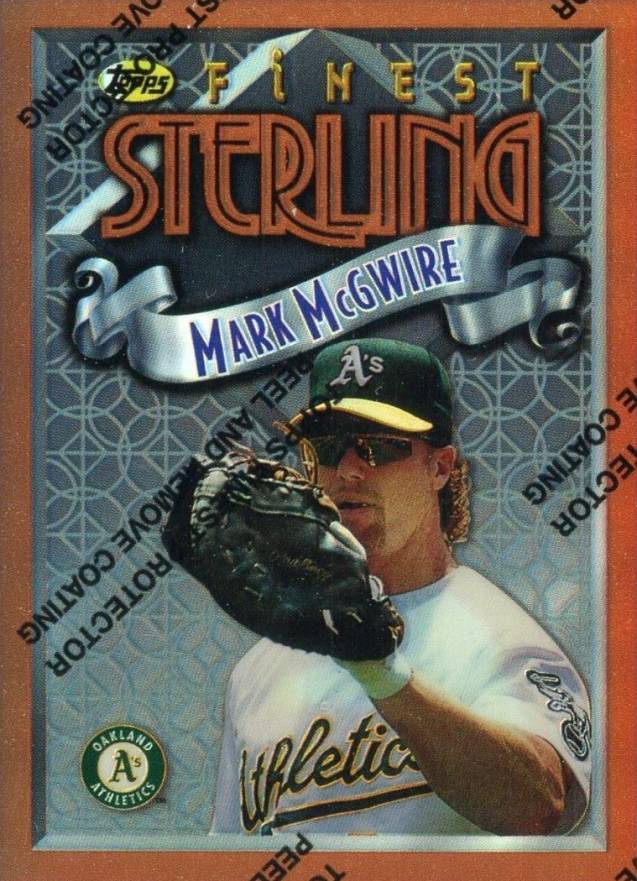 1996 Finest Mark McGwire #162 Baseball Card