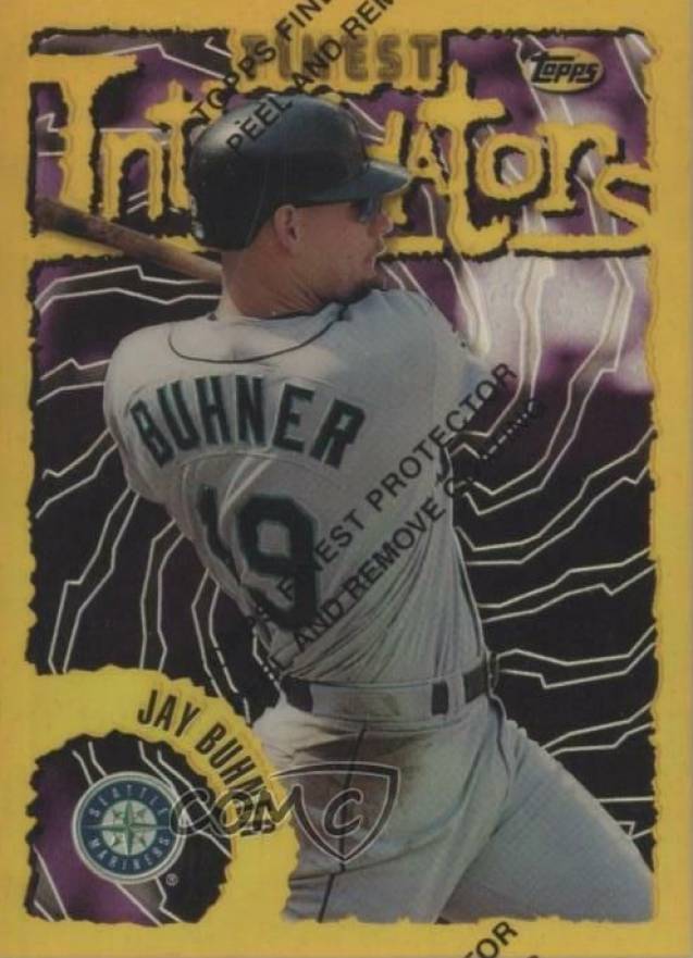 Jay Buhner #154 Topps 1991 Baseball Card (Seattle Mariners) G