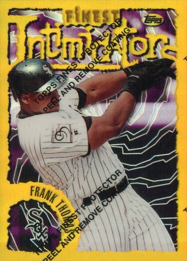 1996 Finest Frank Thomas #186 Baseball Card