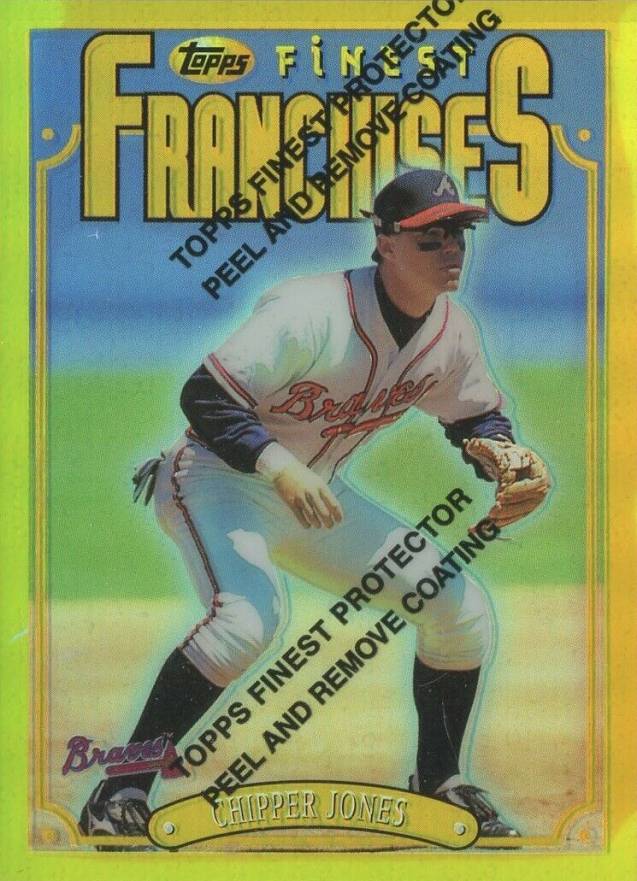 1996 Finest Chipper Jones #192 Baseball Card