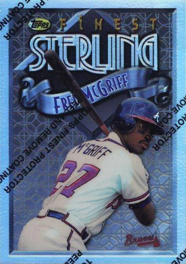 1996 Finest Fred McGriff #218 Baseball Card