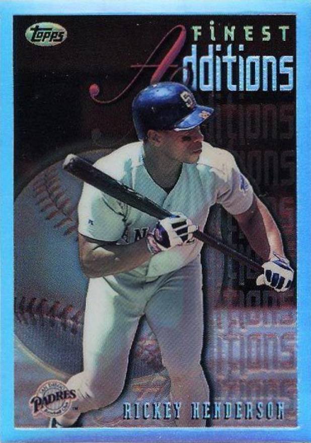 1996 Finest Rickey Henderson #229 Baseball Card