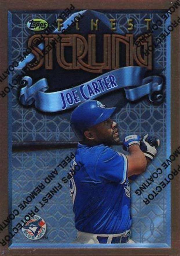 1996 Finest Joe Carter #315 Baseball Card