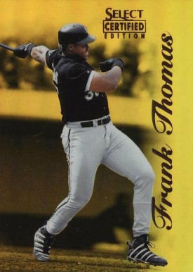 1996 Select Certified Frank Thomas #1 Baseball Card