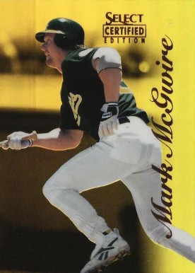 1996 Select Certified Mark McGwire #20 Baseball Card